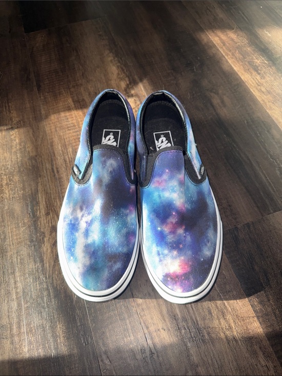 Vans Shoes - Vans Galaxy Print Slip-On - Blue & Purple